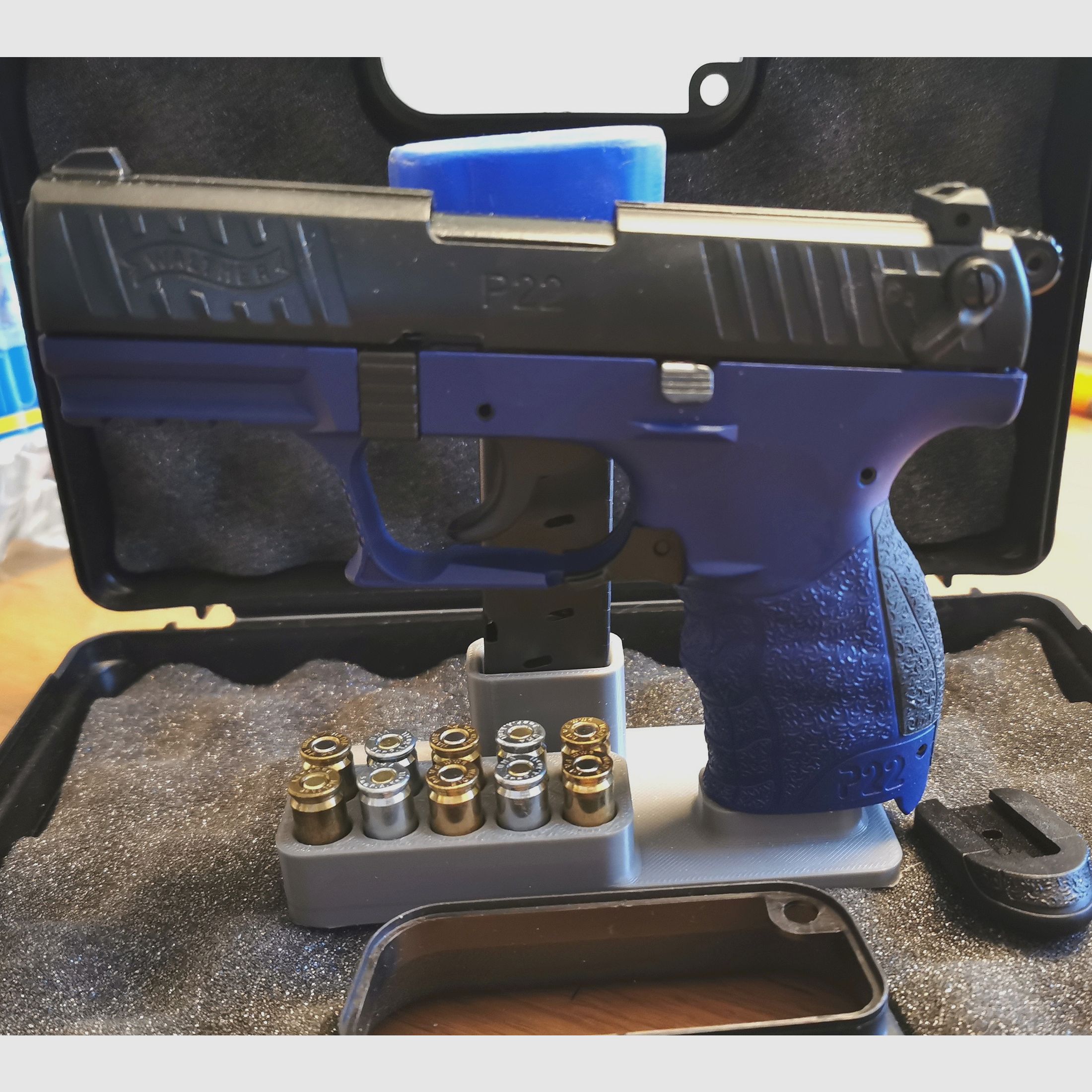 Reserviert! Walther P22 9mm P.A.K. Frei ab 18 Jahre guter Zustand  PTB 778 , Blue Star schon lange Ausverkauft !