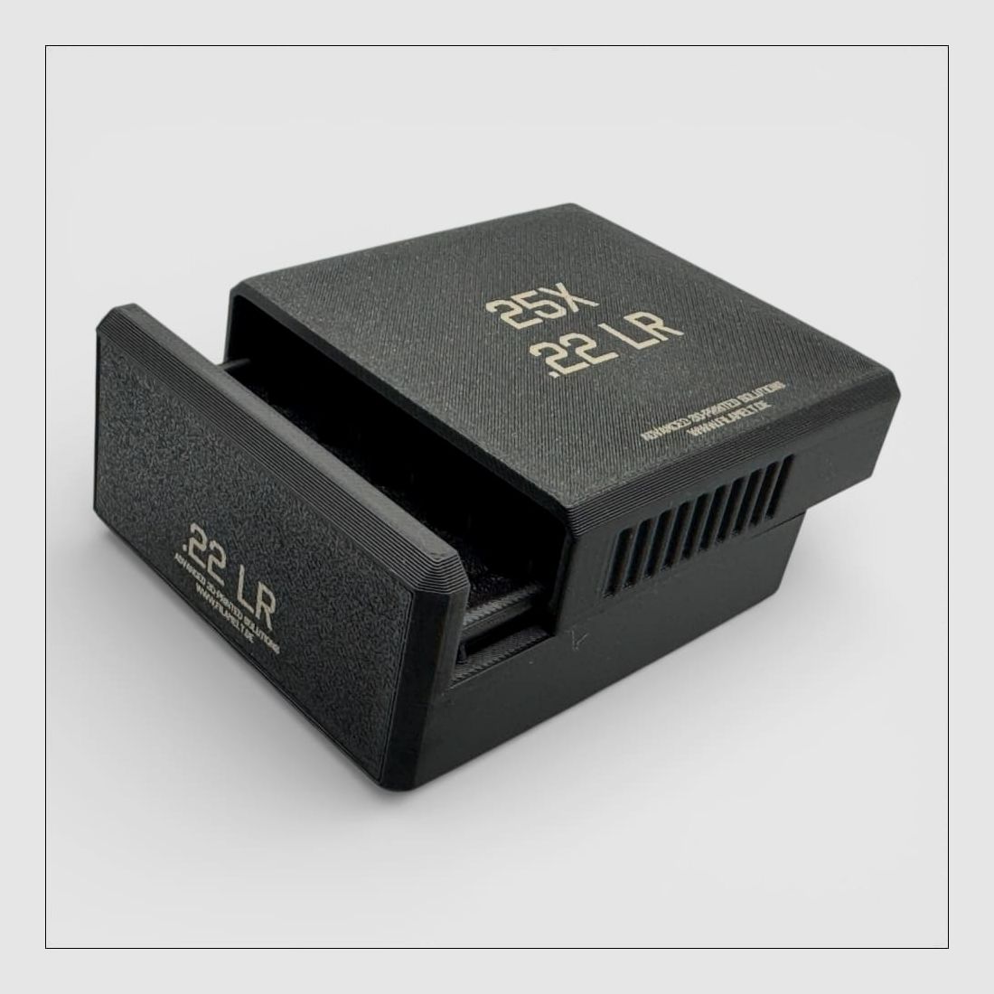 Filamelt Munitionsbox / .22 LR / .22 LFB / ‘Schiebedeckel’ / Patronenbox, Ammo Box