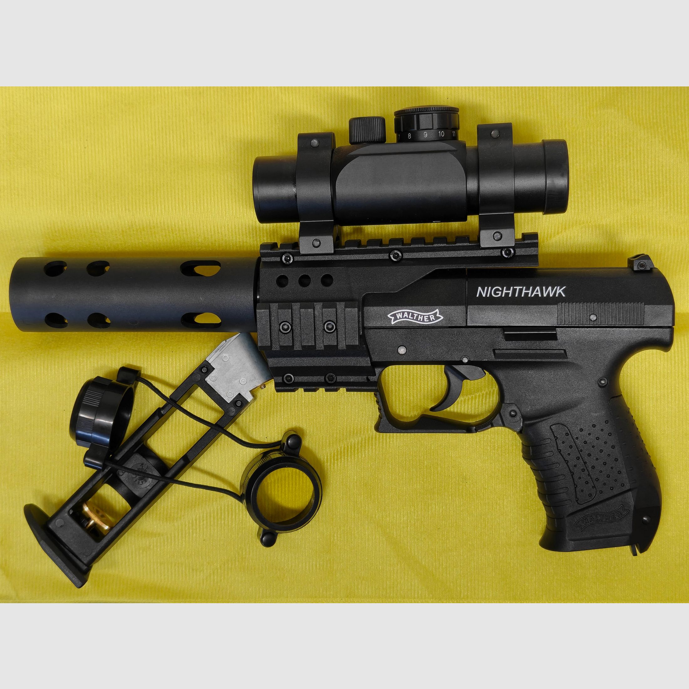 Walther CO2 pistola NightHawk 4,5 mm, immagine 3 di 5