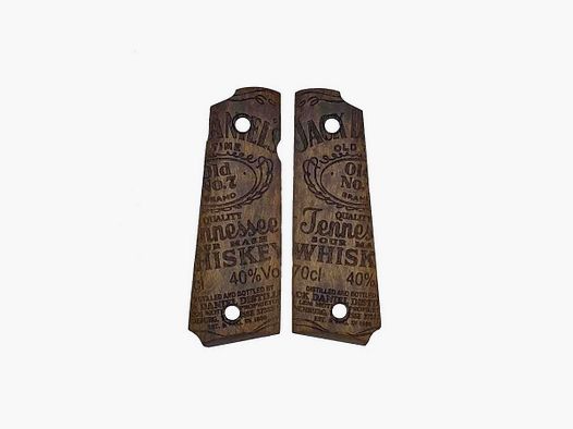 Griffschalen Holz PT1911 JACK DANIEL'S
