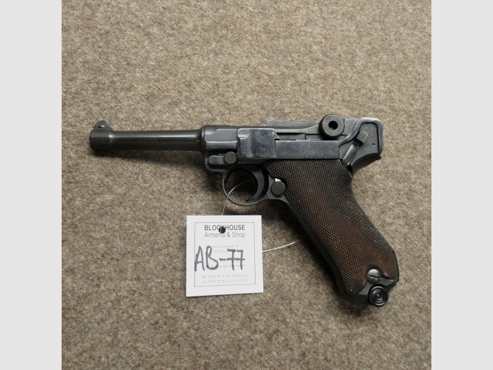 AB-77 Pistole MAUSER mod. P08 Kal. 9x21, Bild 2 von 6