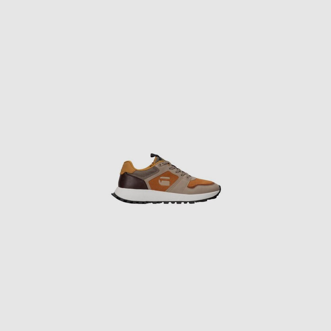 G-Star Herren Sneaker Theq Run Taupe/Orange 43