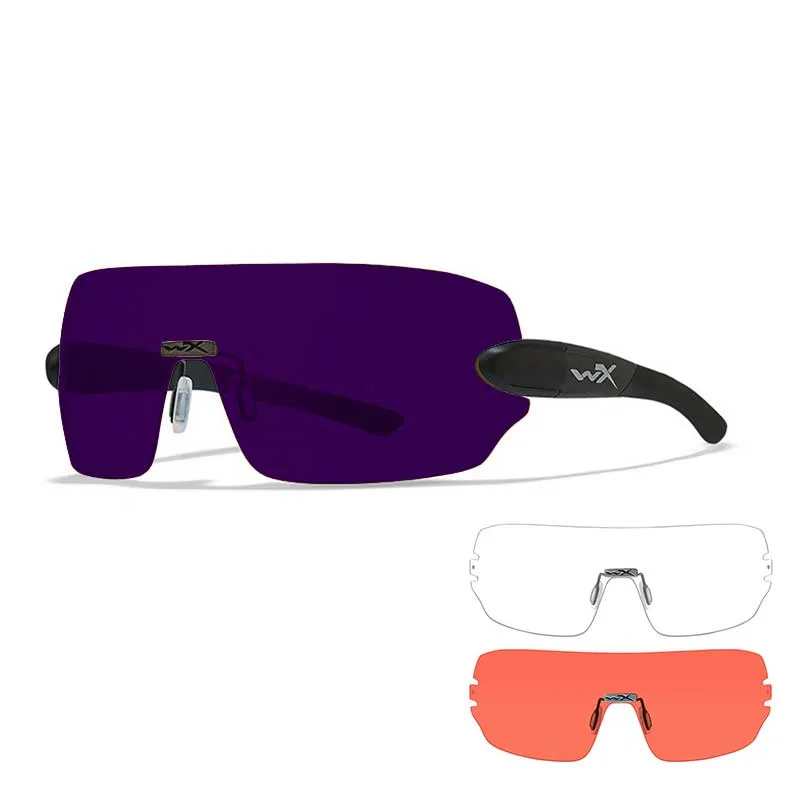 Wiley X DETECTION Occhiali Purple/ Clear / Orange, immagine 1 di 5
