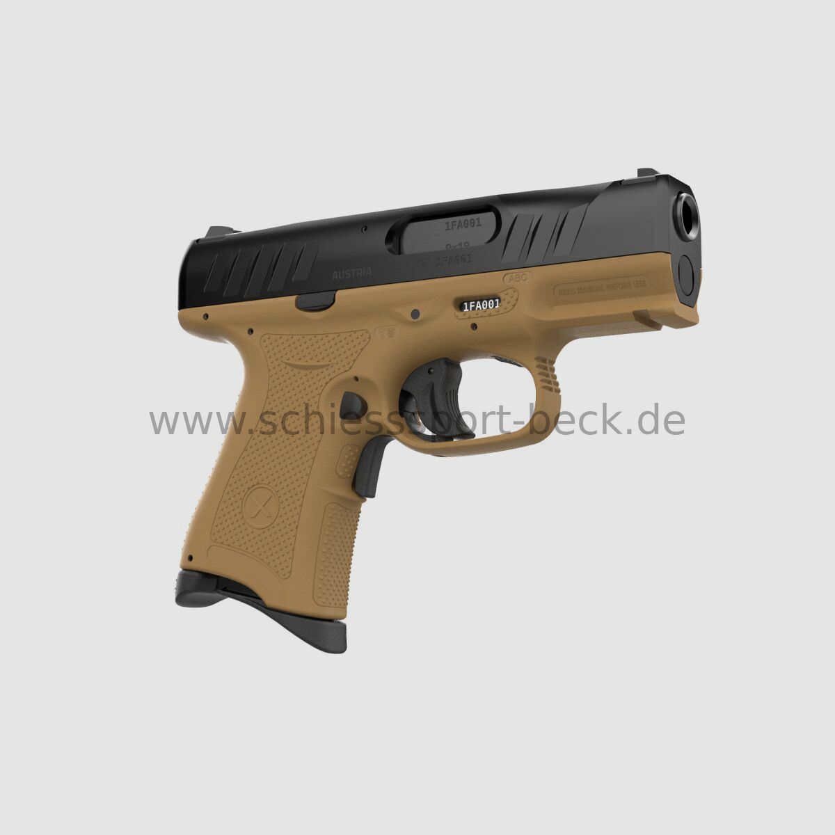 Bubix BUBIX BRO - Dark Brown (9x19) - Vorführwaffe