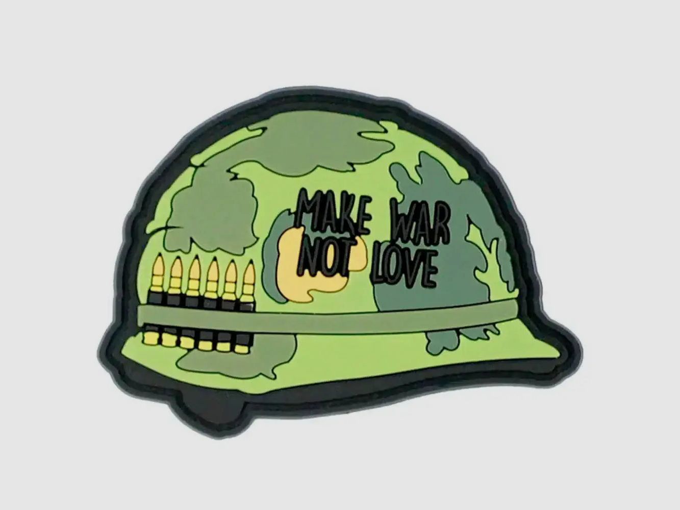 101 INC 101 INC 3D Patch PVC Make War Not Love