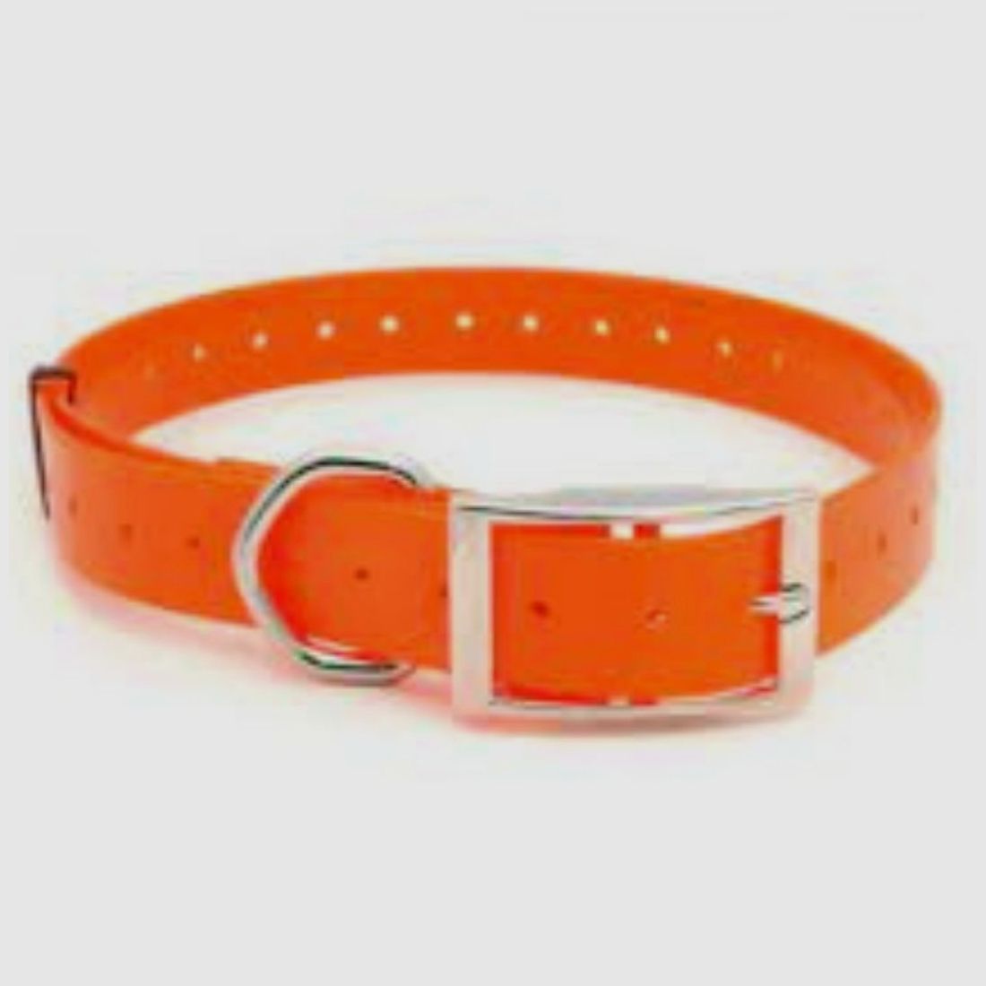 Smalle PVC Halsband Oranje