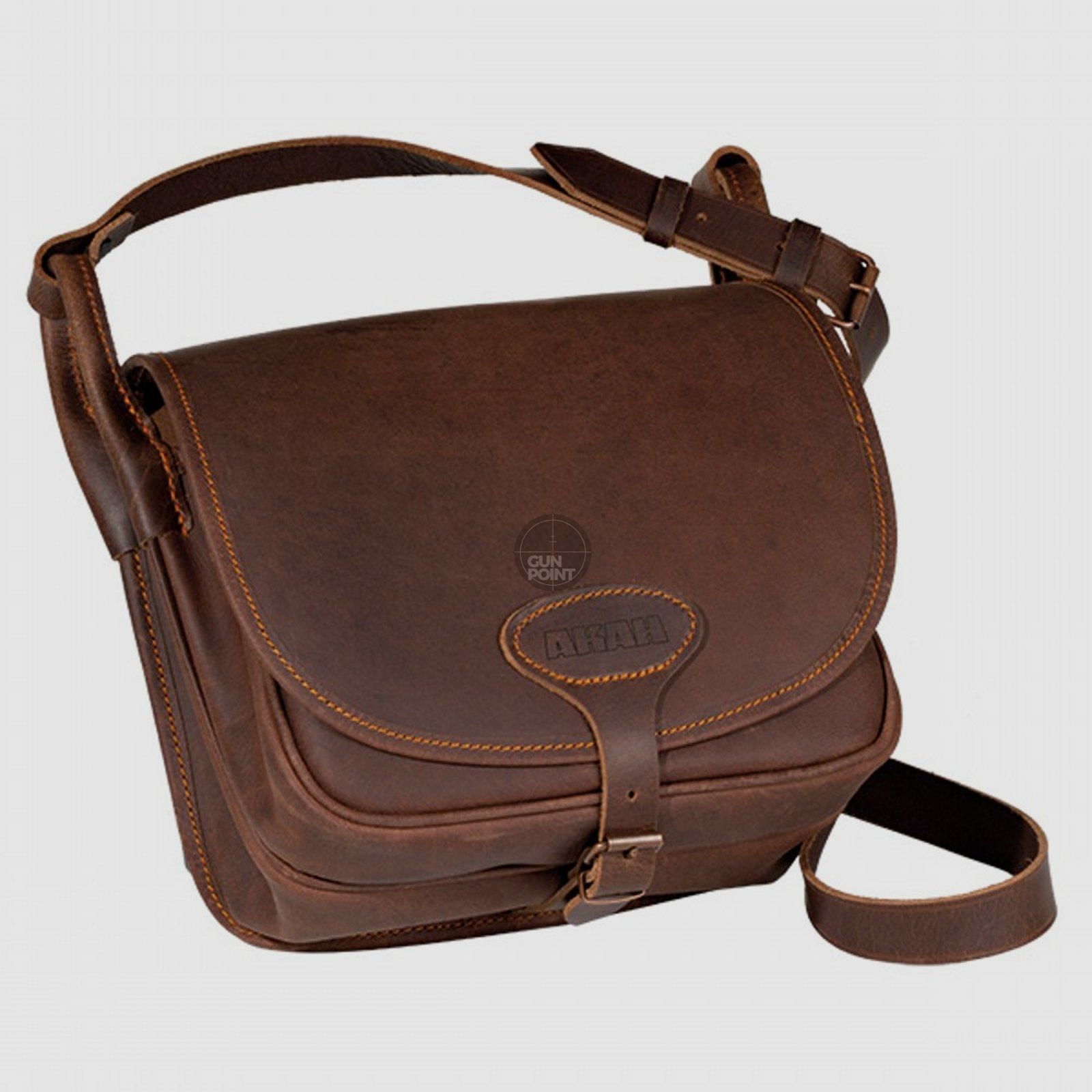 AKAH Frstertasche aus Pull-up Leder