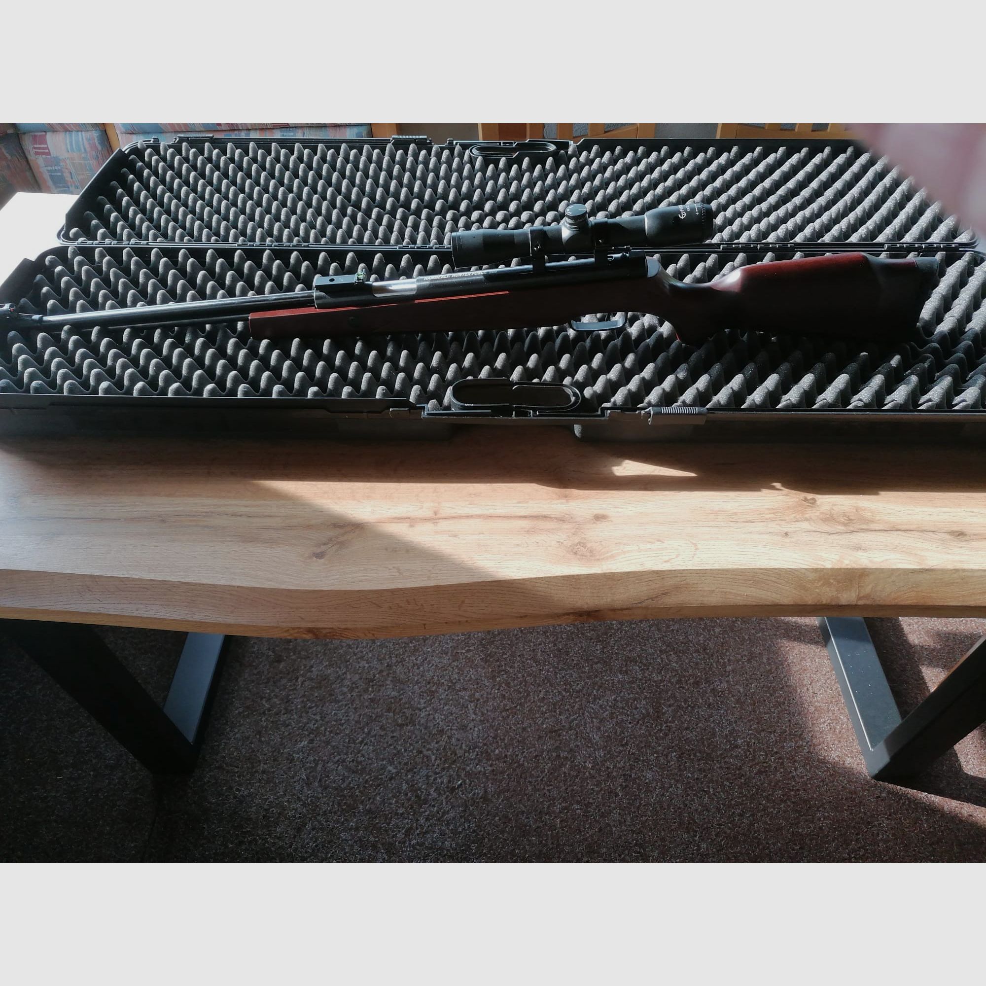 Hämmerli Hunter Force 900 Luftgewehr 4,5 mm + ZF 4x32 Mildot + Koffer/Futteral