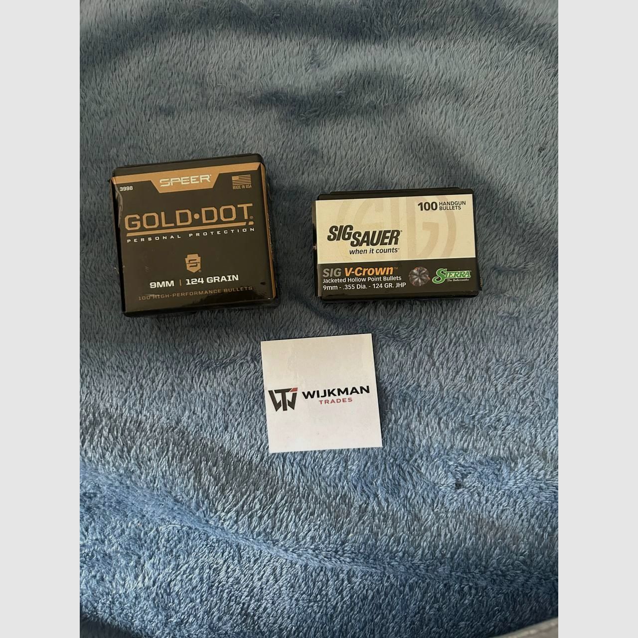 Speer Gold Dot 124gr - Sig Sauer V-Crown 124gr JHP 9x19