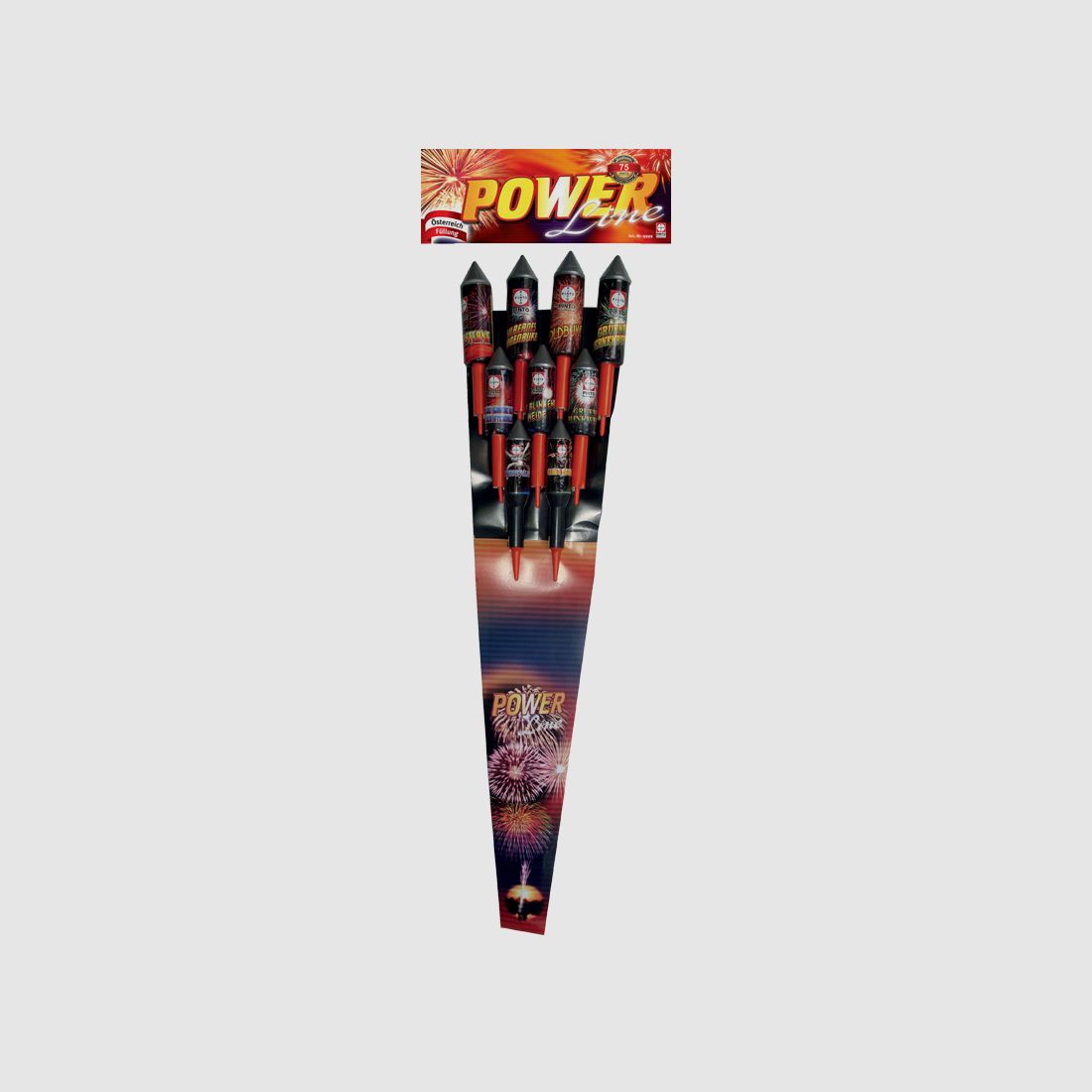 RAKETEN POWER LINE 9 STK KAT F2