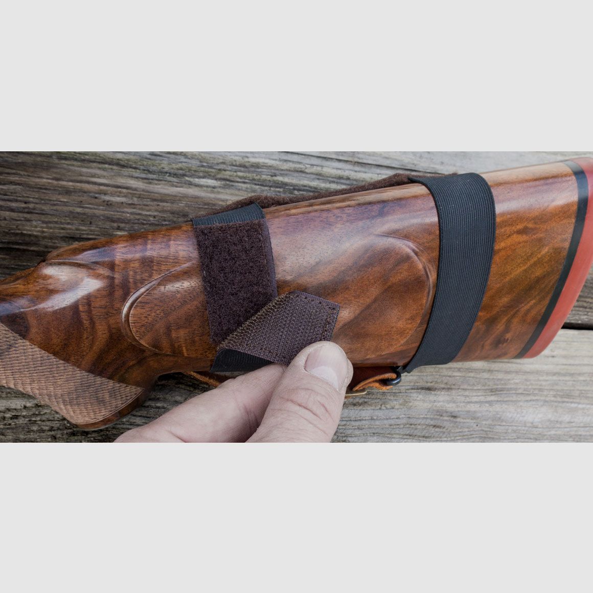Tawny owl rifle stock cartridge case rifle