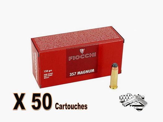 Fiocchi .357 mag SJSP 158 grs pro 50