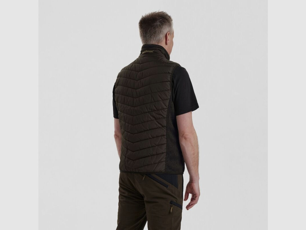 Deerhunter Herren Weste Moor Wattiert mit Strick