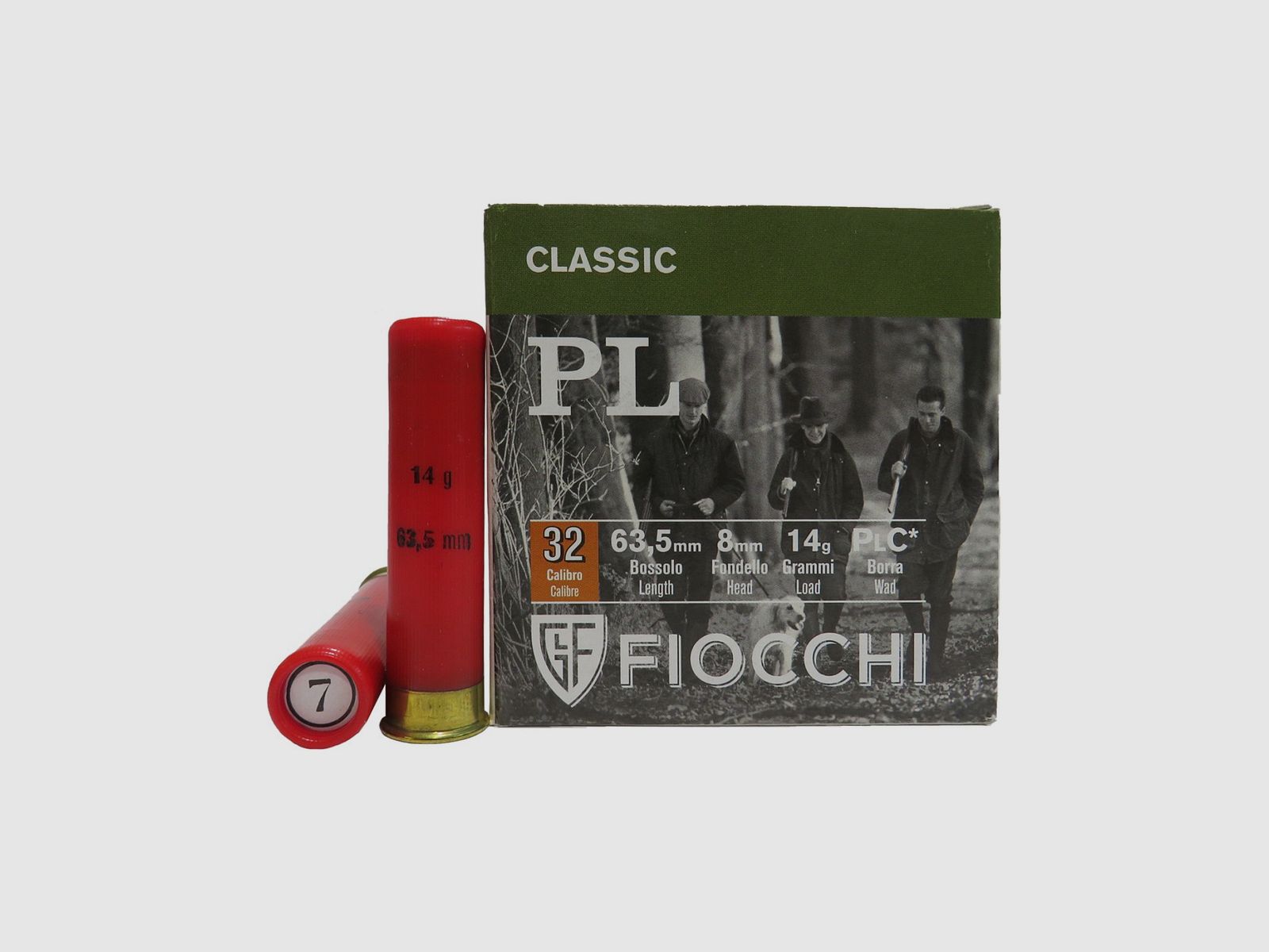 Fiocchi PL Patronen cal. 32/63,5 14 g Blei 7