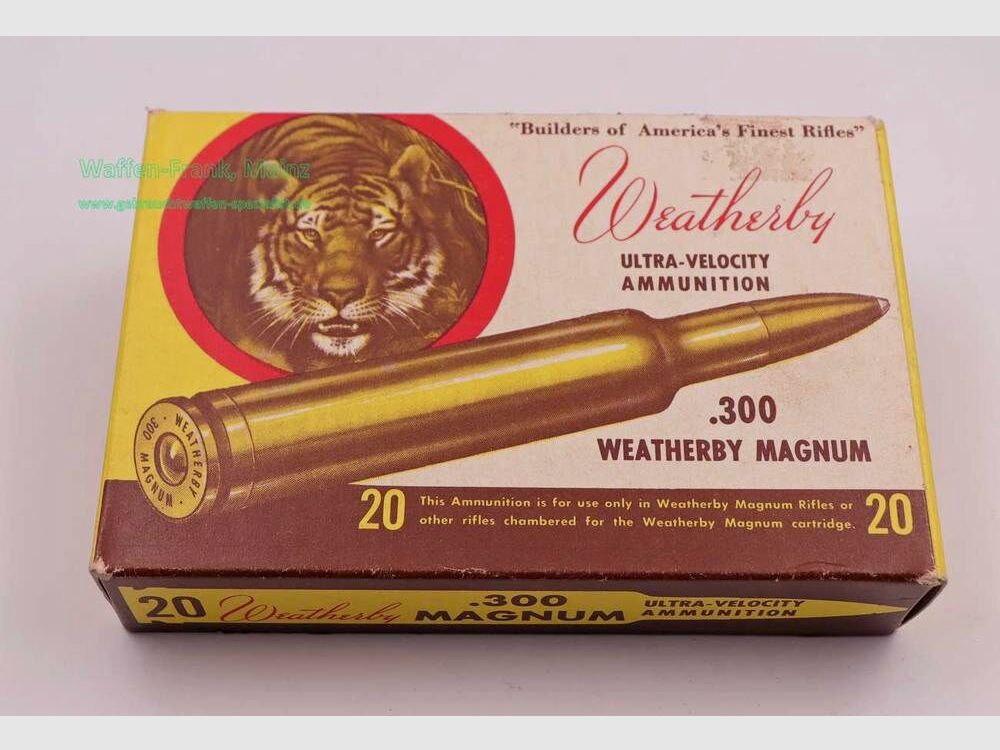 Weatherby - USA Büchsenpatronen .300WBY.Mag