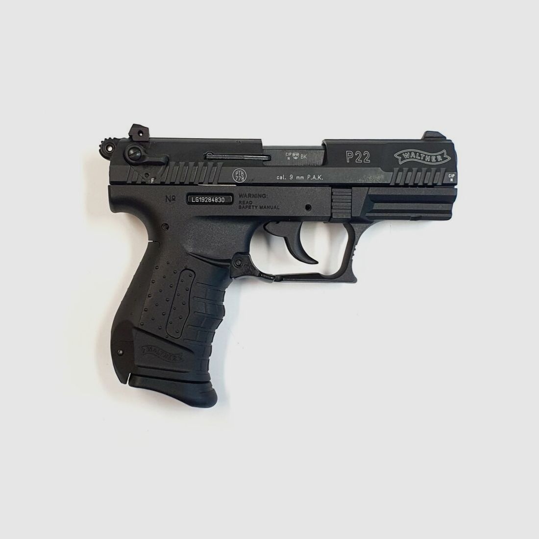UMAREX Walther P22 Classic Schwarz Kal. 9mm P.A.K. - gebraucht