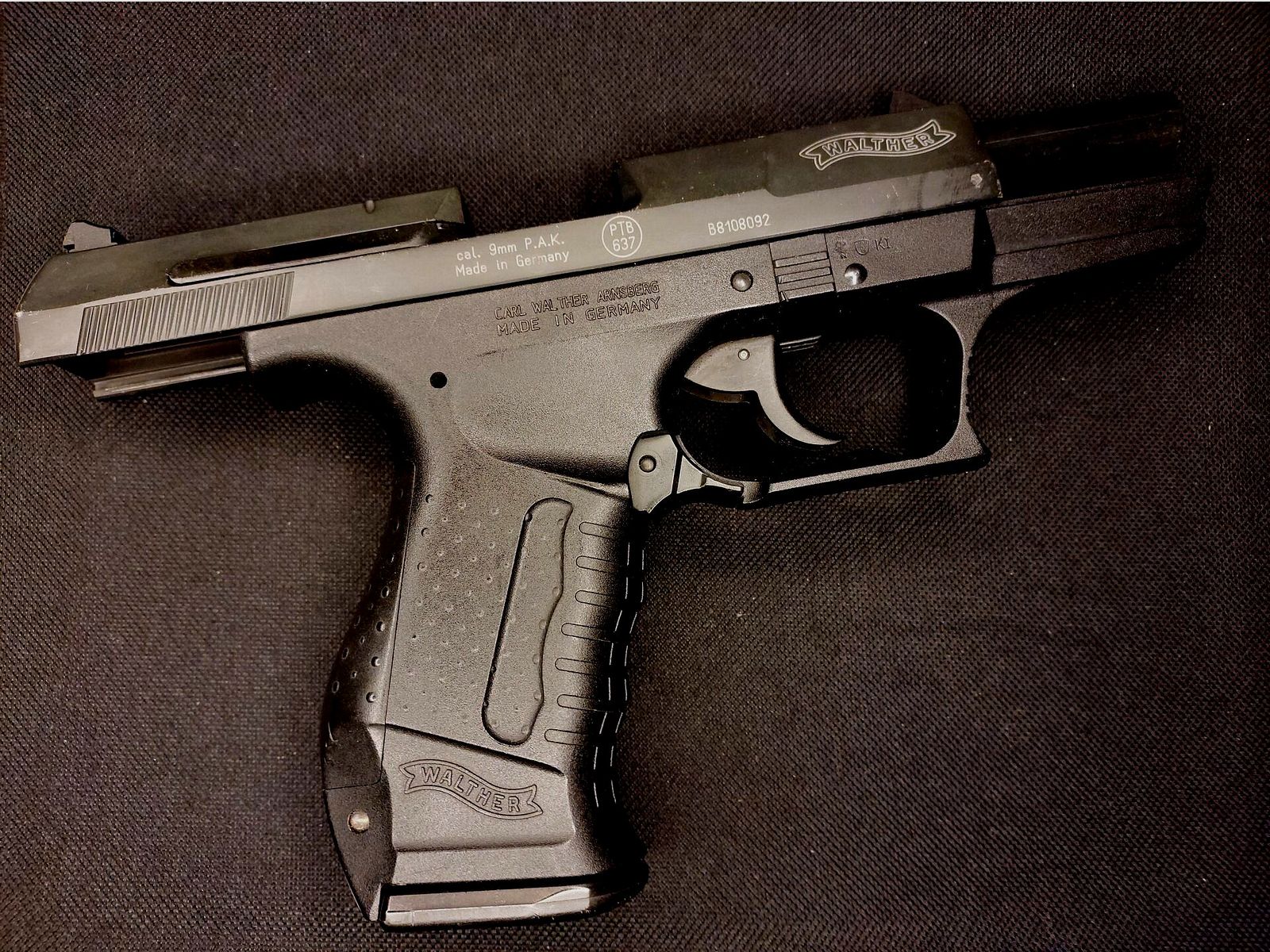 Walther P99 Schreckschuss Pistole 9mm P.A.K. (PTB 637)