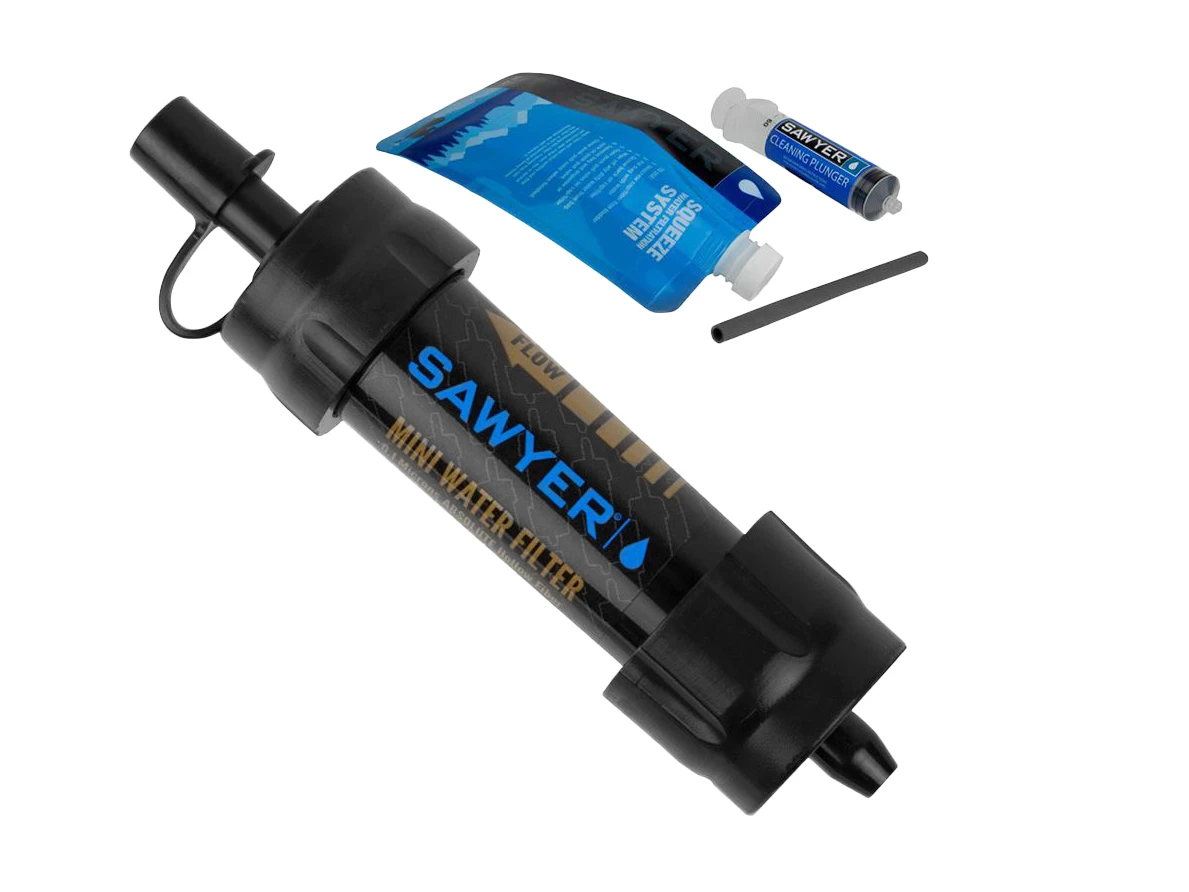 Sawyer Mini SP105 filtre à eau noir, de randonnée et de survie