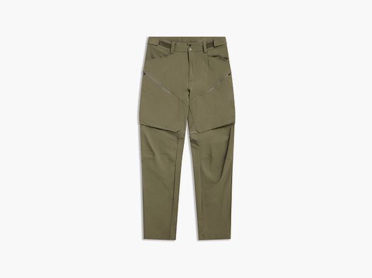 Bergans Convertible Zip-Off Softshell Pants Men Green Mud 50