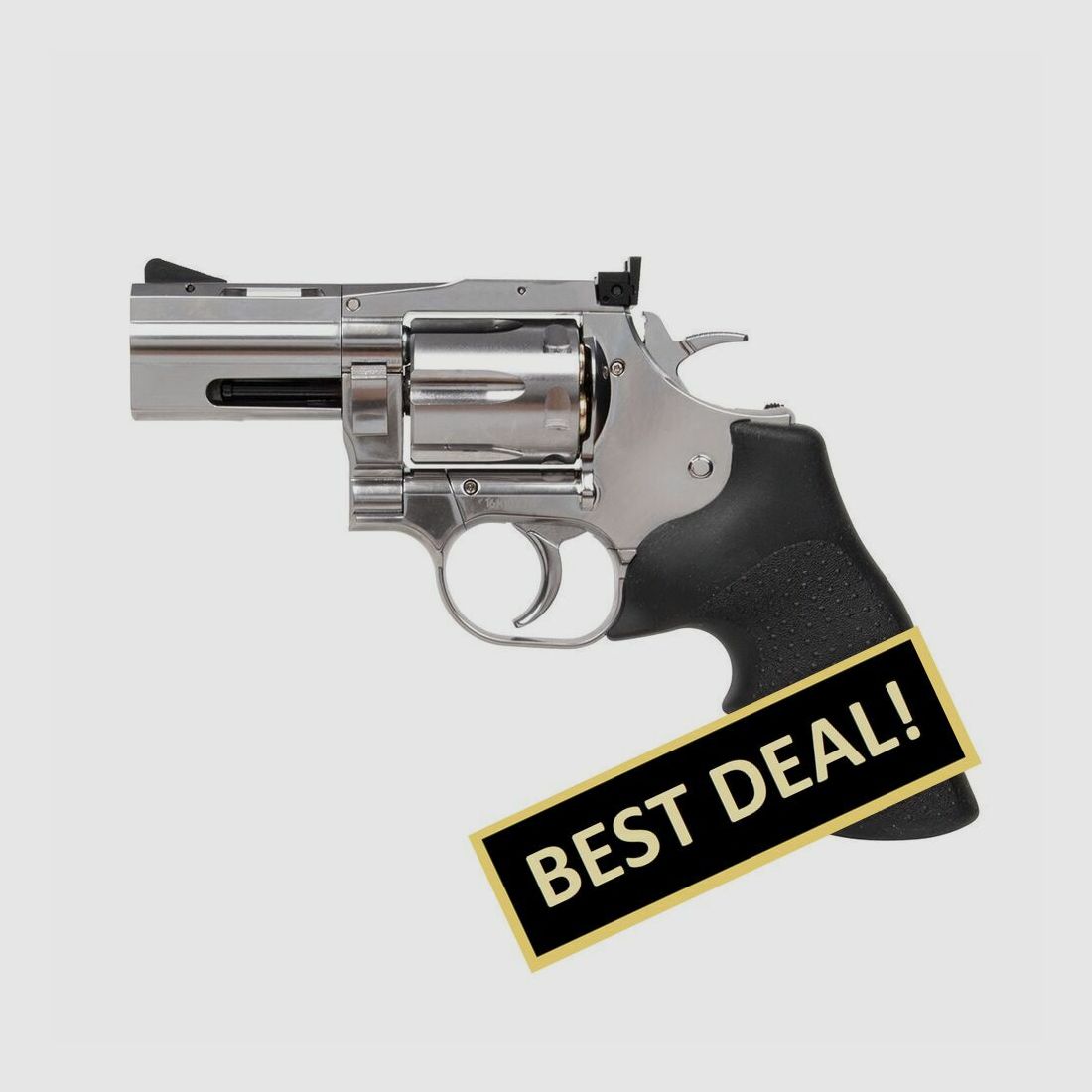 Dan Wesson 715 2.5" .177 Silver 4.5mm Air Pressure Co2