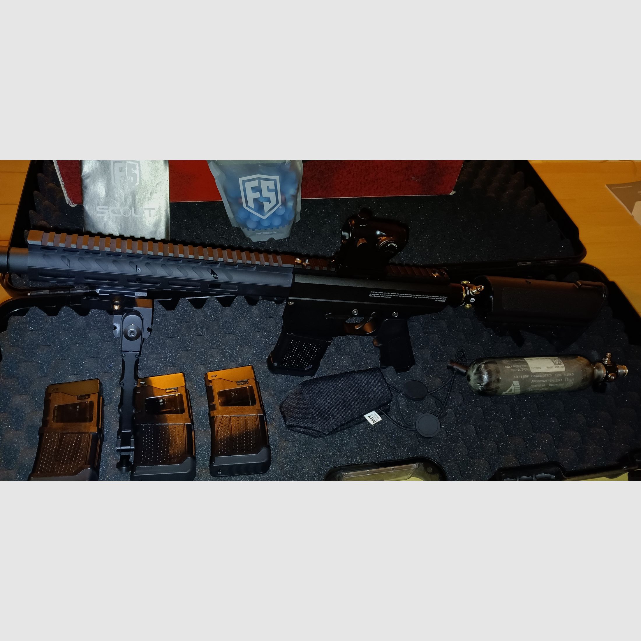 First Strike Scout Sniper Rifle Paintball Markierer - Zwart