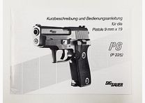 Descrizione breve e manuale d'uso per la pistola P6 / P225 9mm x 19 in condizioni leggermente usate