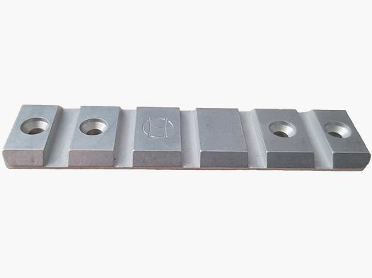 HMS Weaver rail per revolver S&W finitura argento inclusi viti