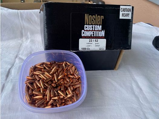 Nosler bullets for caliber .224