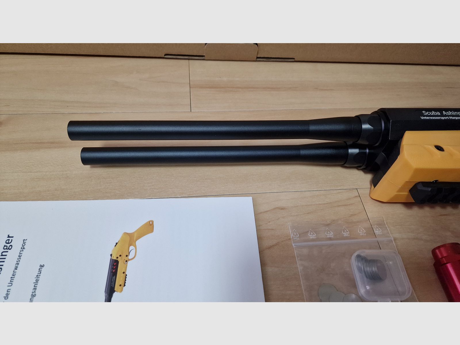 Gogun Scuba Ashinger AEA Harpune inkl. Zubehör Neu & Unbenutzt