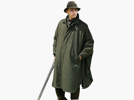 Manteau Hubertus en Loden tache météo Forest