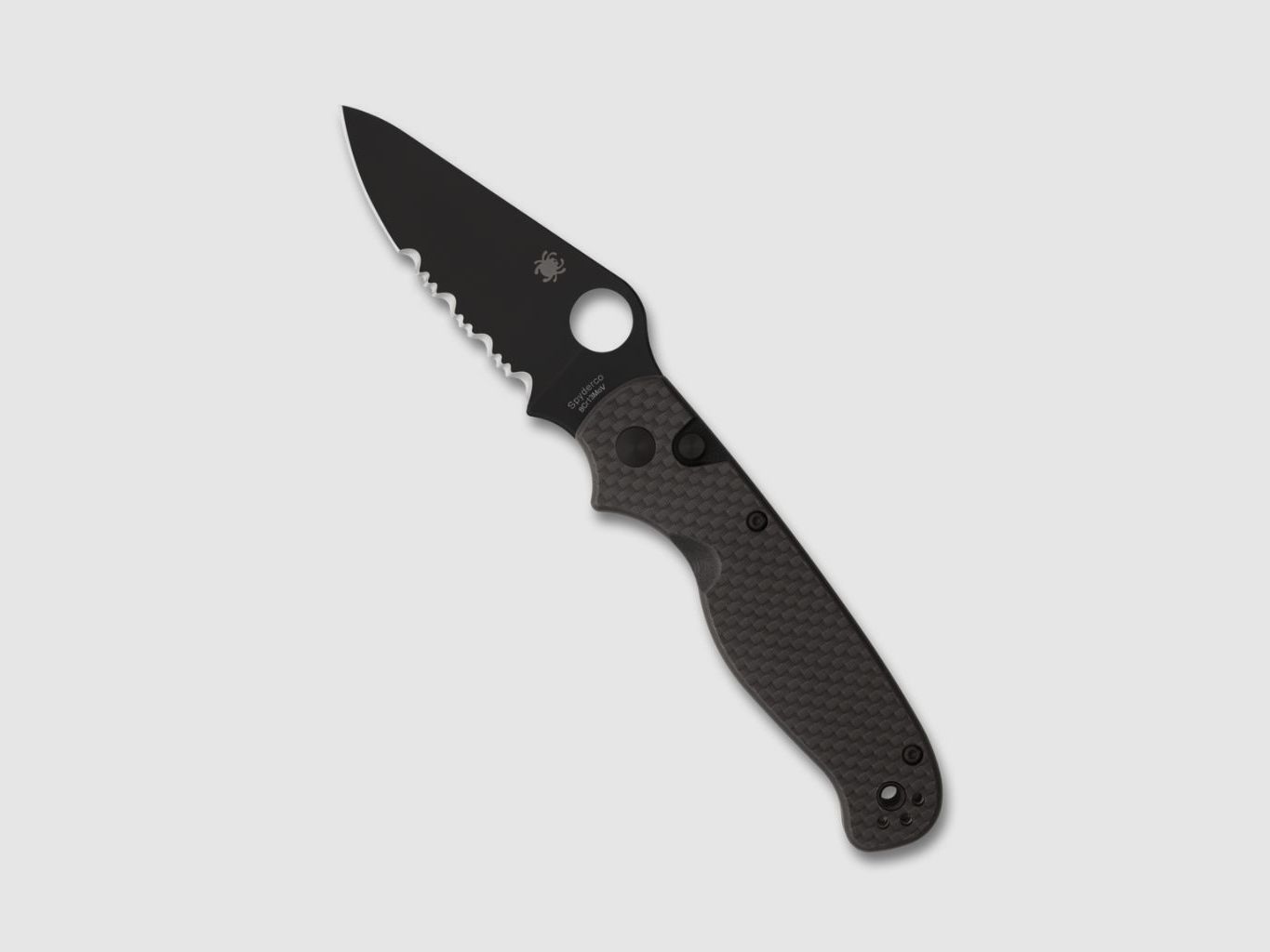 Spyderco ButtonUp Carbonfaser (glatt, Stahl), Bild 3 von 8