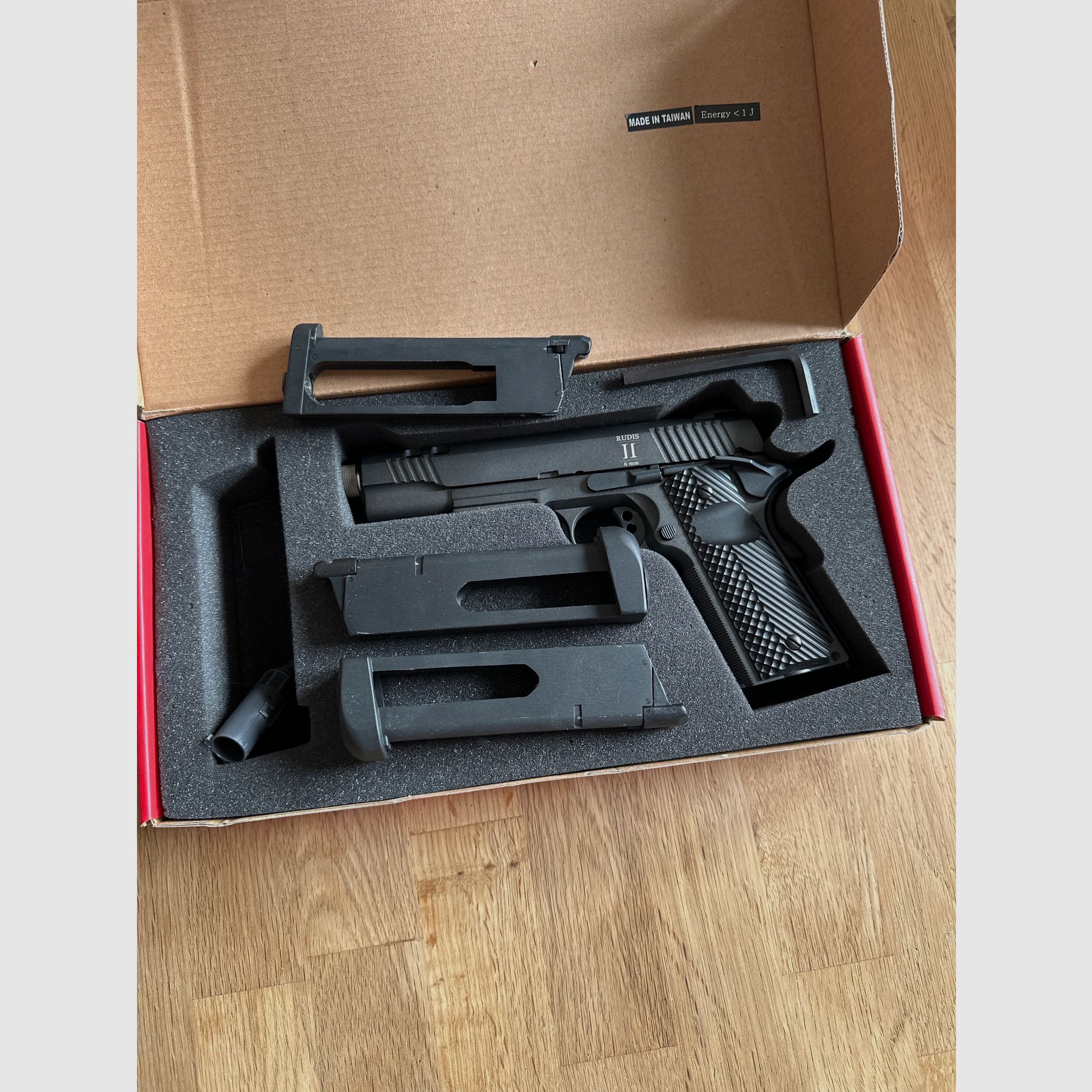Secutor Rudis Acta non Verba pistola Airsoft 6mm 1Joule, immagine 8 di 8