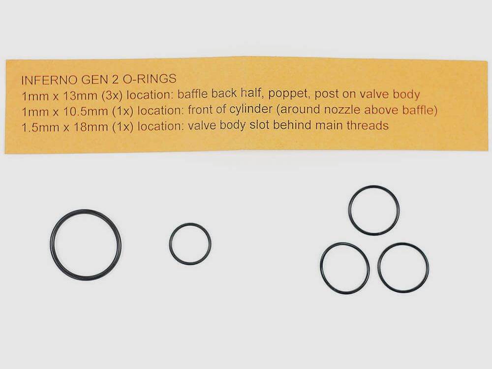 Wolverine O-ring Set Wolverine Inferno Gen 2, image 2 sur 2