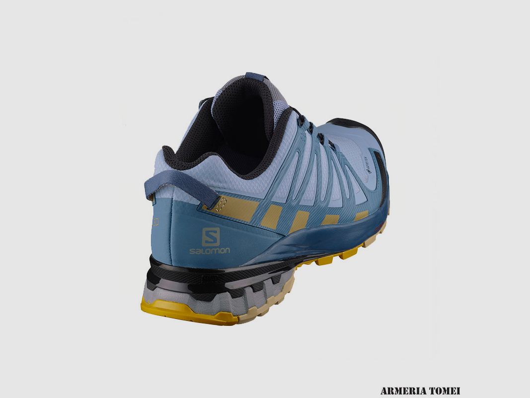 SALOMON – WOMEN – XA PRO 3D V8 GTX W Kentucky Blue / Dark Denim / Pale Khaki, image 2 of 4