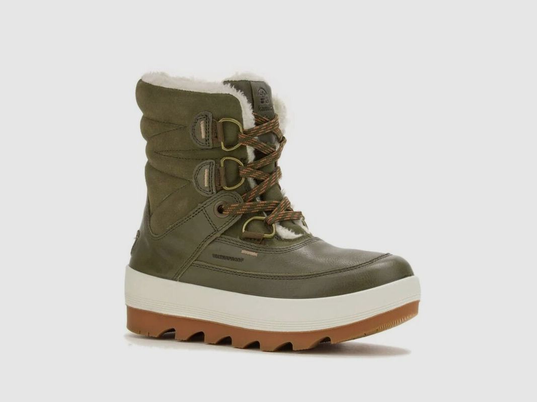 Kamik Damen Winterstiefel Celeste M Dark Olive
