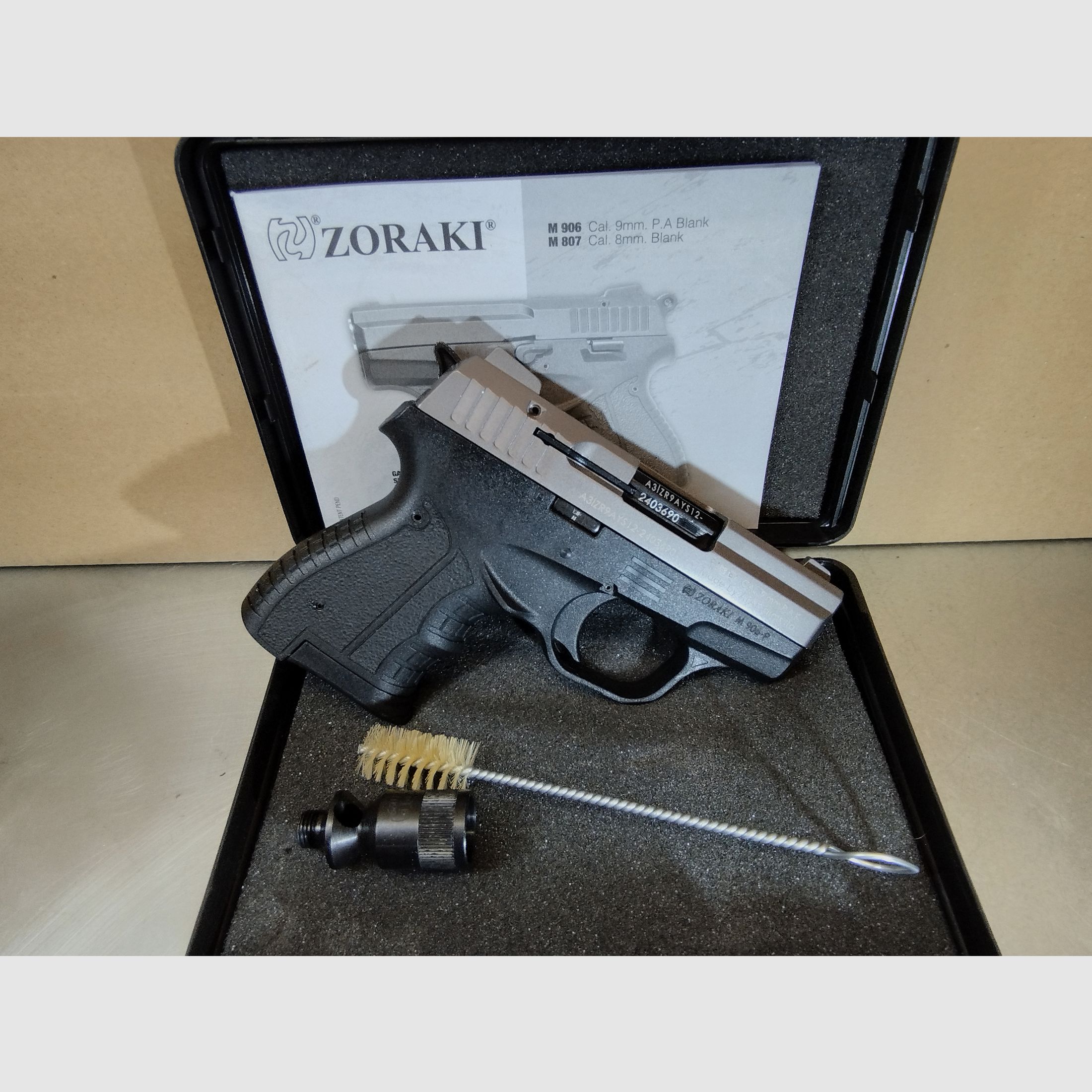 Zoraki 906 Schreckschuss Pistole 9mm Titan-Finish !!Neuwaffe!!