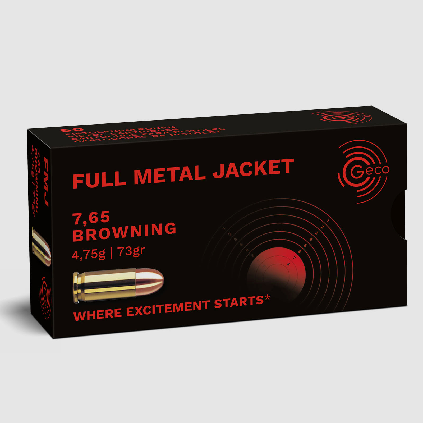 Geco 7,65Browning VMR 4,75g - 73gr