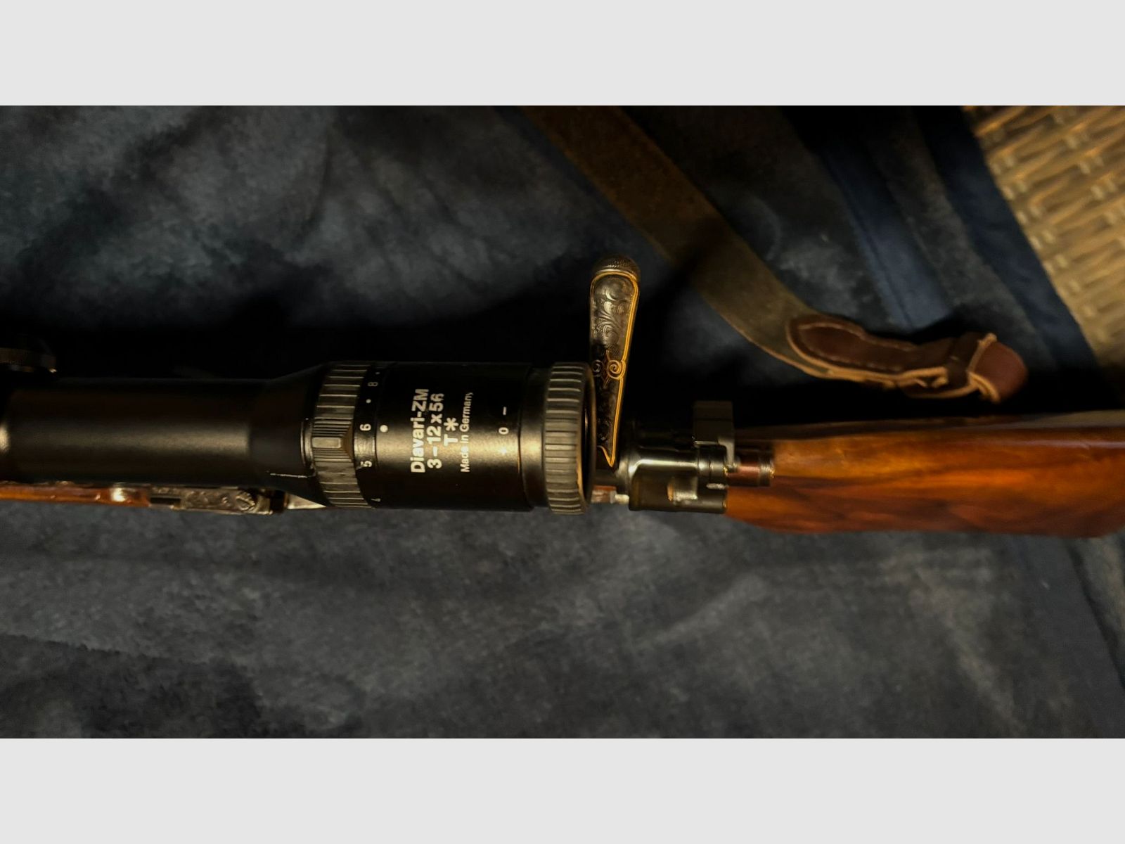 Josef Just Ferlach rifle .375 Holland & Holland