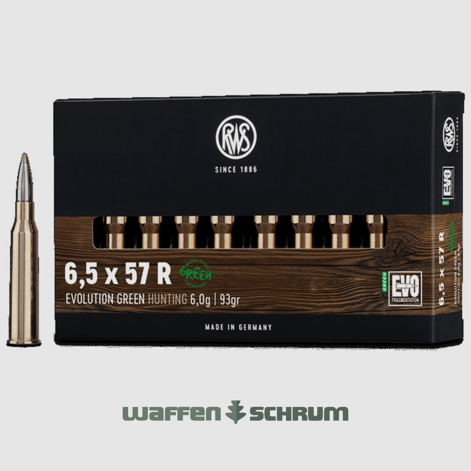 RWS Evo Green 6,0g - 93gr 6,5x57R
