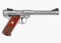 RUGER PISTOLE MARK IV HUNTER .22 LR 6,9"/17,48CM SATINIERTER EDELSTAHL