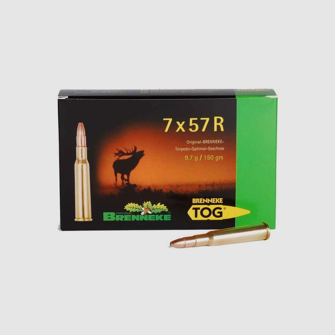 7x57 R TOG 9,7g/150grs. Brenneke