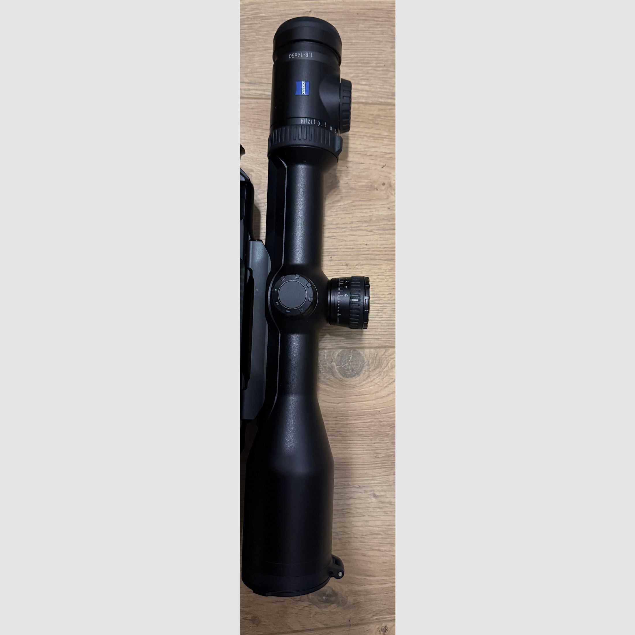 Zielfernrohr Zeiss V8 1,8-14x50 Schiene ASV Flip Cover neuwertig