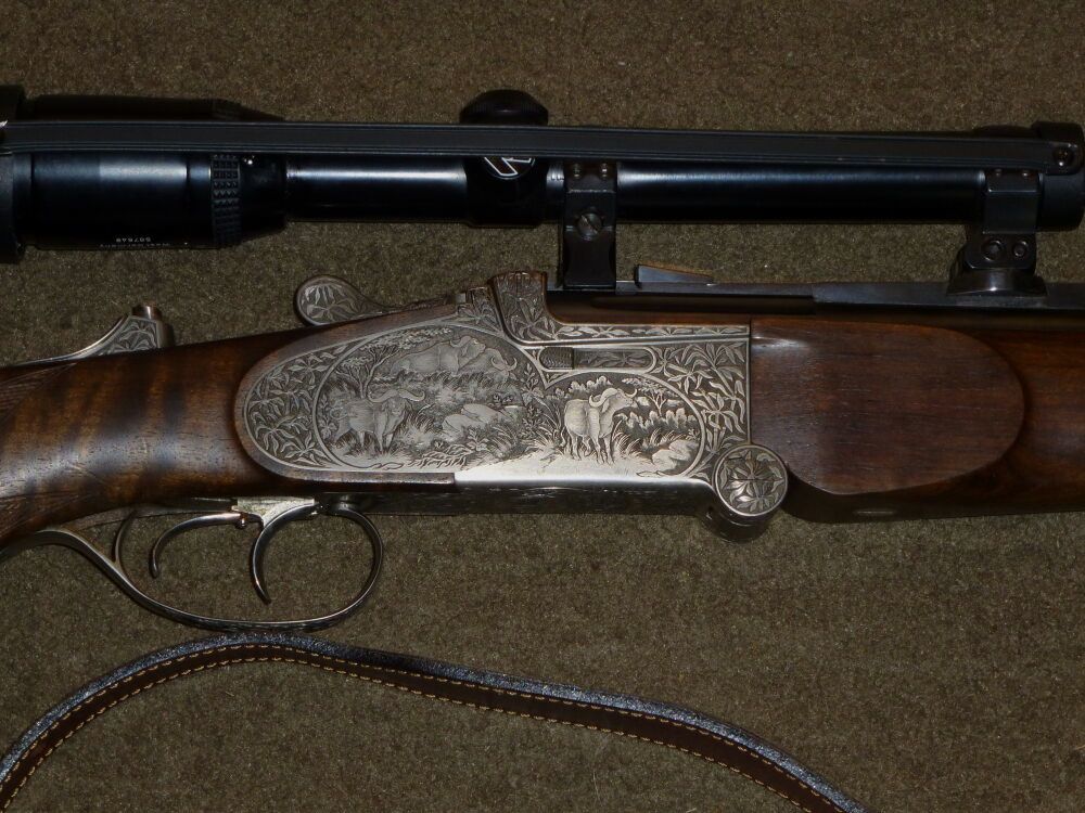Otto Baier KS 88, manico sinistro, calibro .416 Rigby, 6x70R