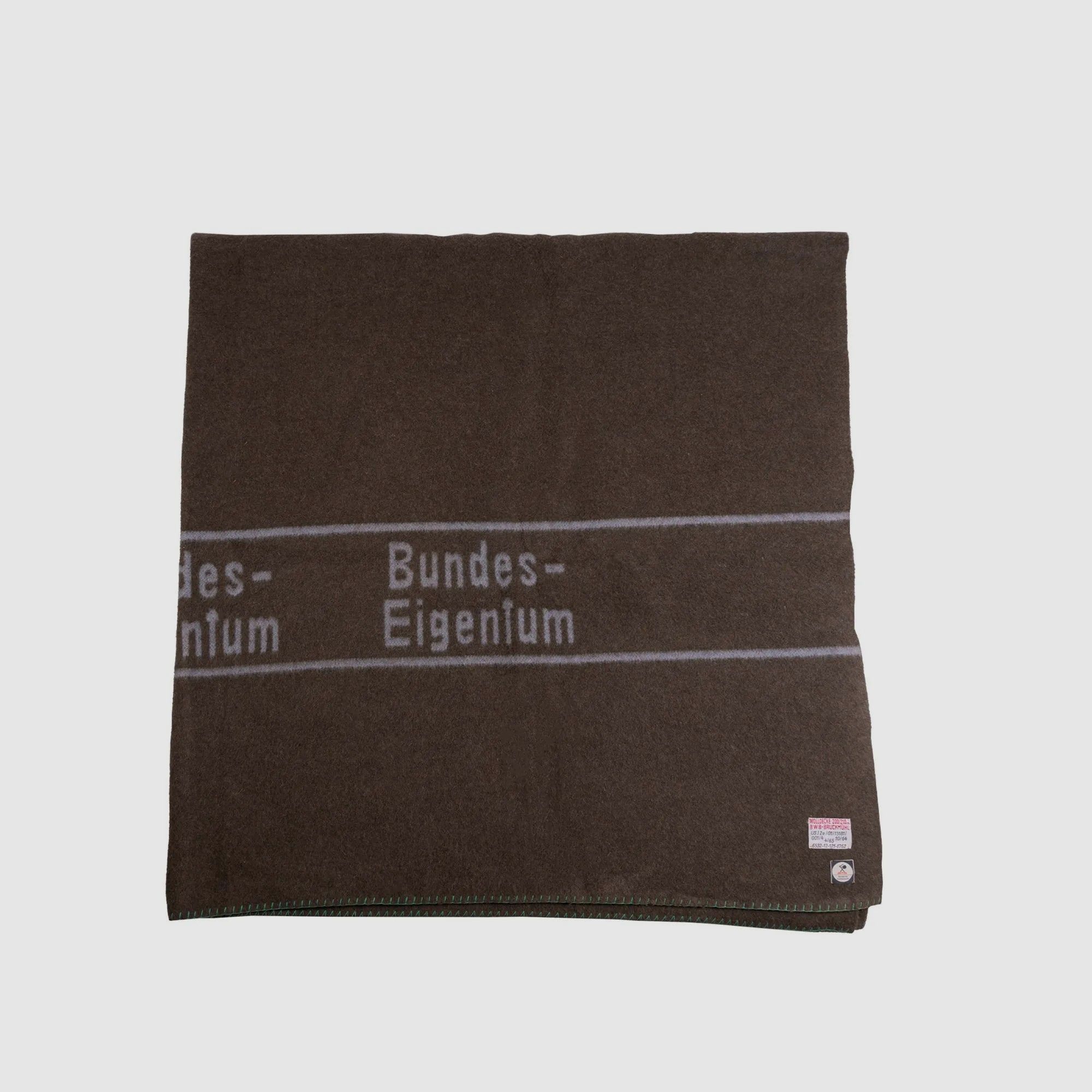Bundeswehr Original BW Wolldecke oliv/braun gebraucht