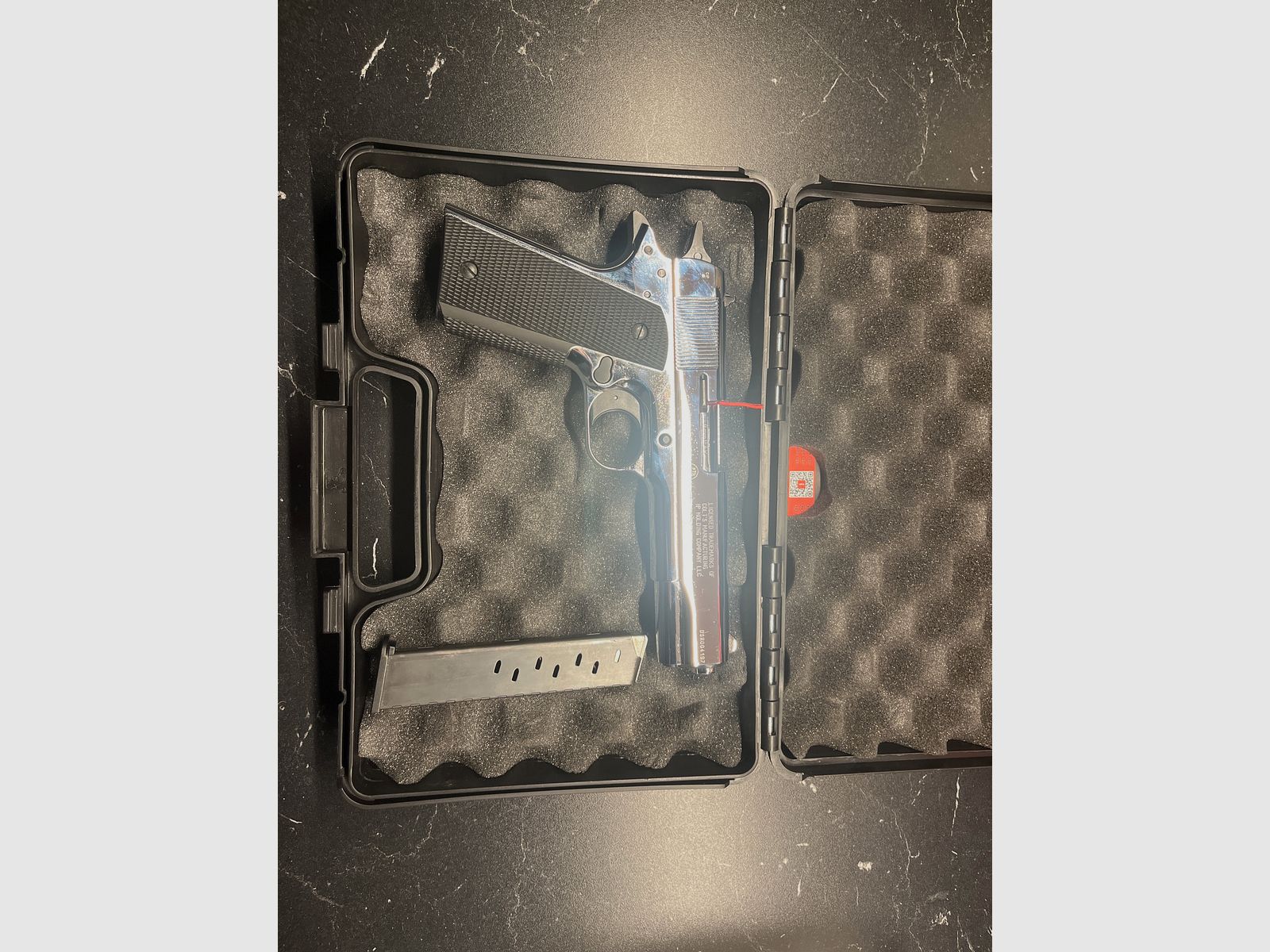 Colt 1911 Chrome Schreckschuss 9mm P.A.K Umarex