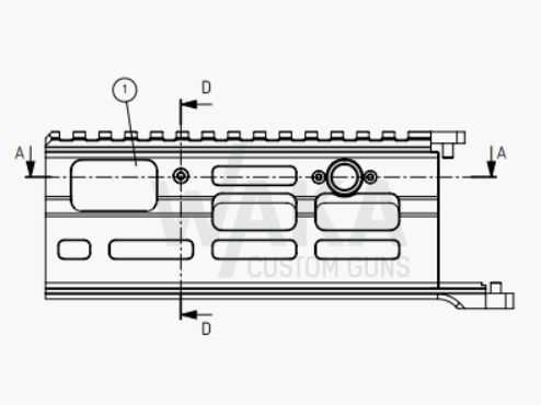 B&T M-Lock protection des mains "Extended" pour B&T APC300