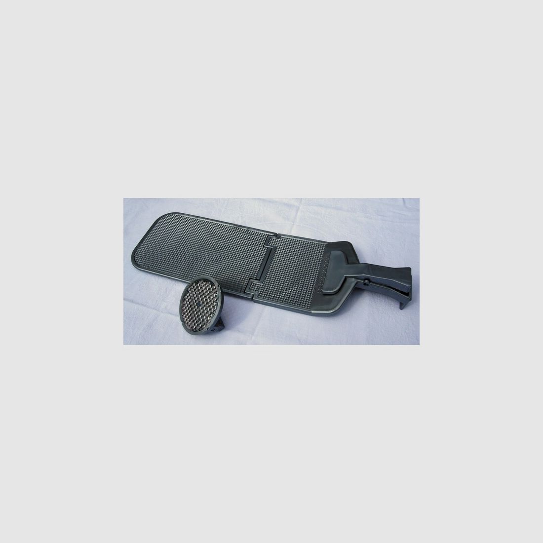 Filetierbrett - faltbar - mit Fischschupper - Anthrazit