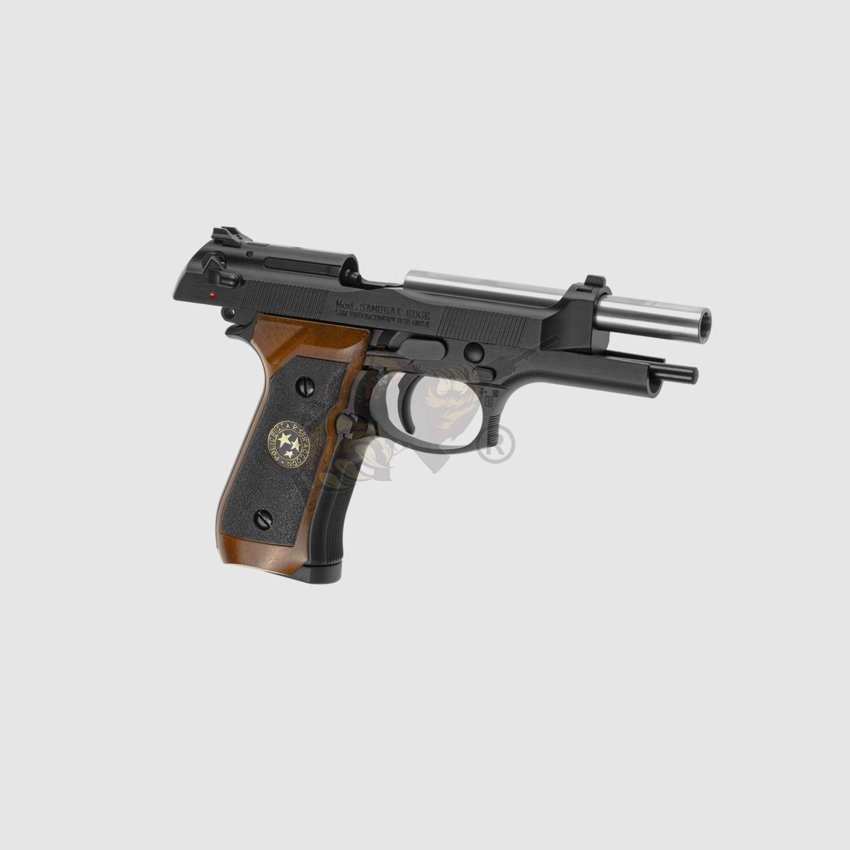 M92 Mod. Samurai Edge GBB CO2 Volledig Metaal (Zwart/Hout) Airsoft -F-