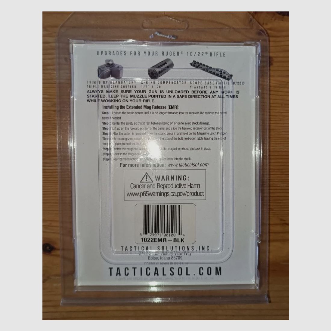 Magazine release for Ruger 10/22 rifle