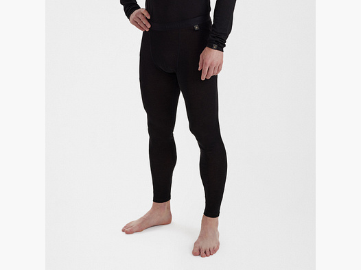 Quinn lange Merino-Unterhose - Black Oak – Größe: L